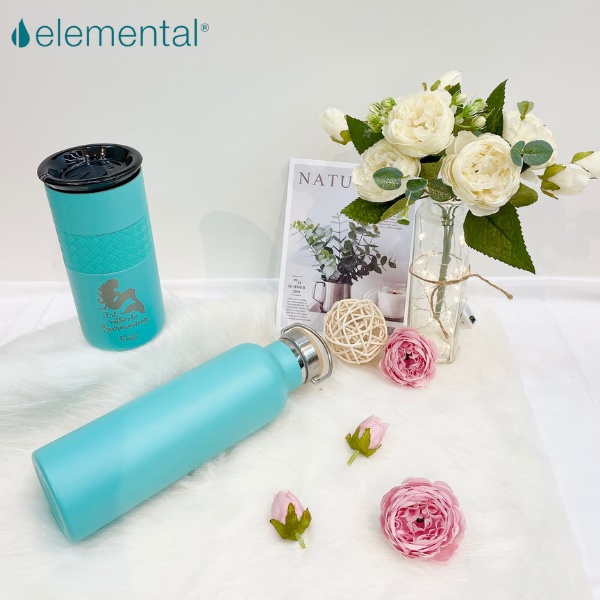 Set hộp quà tặng Sinh nhật, set Niềm Tin, bình giữ nhiệt và ly giữ nhiệt Elemental