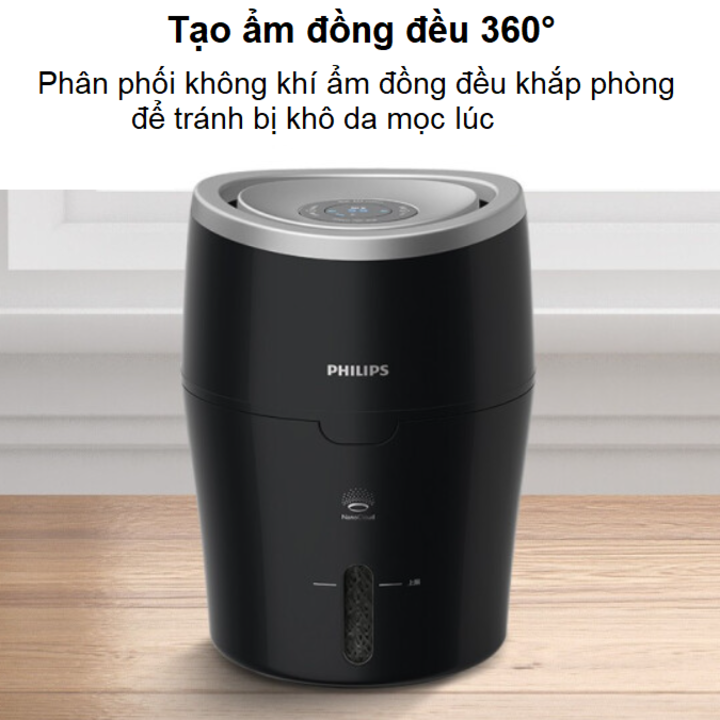 Máy tạo độ ẩm cao cấp thương hiệu Philips HU4813/00 - Màn hình LCD, điều chỉnh thông minh - HÀNG NHẬP KHẨU