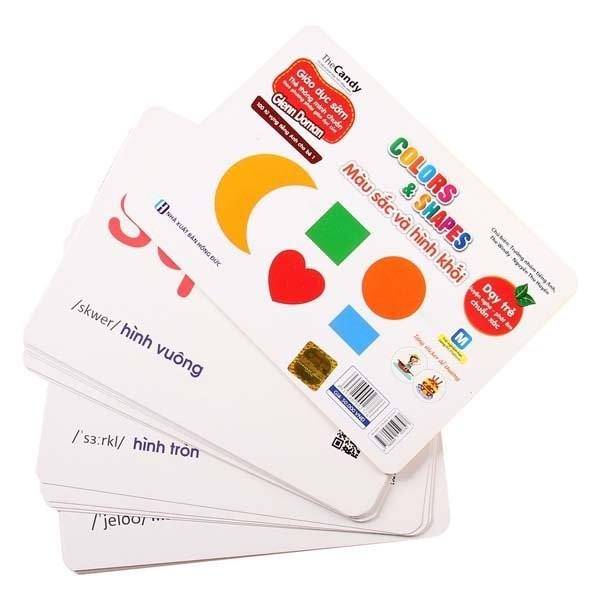 Sách - Flashcard Dạy Trẻ Theo Phương Pháp Glenn Doman - Màu Sắc Và Hình Khối