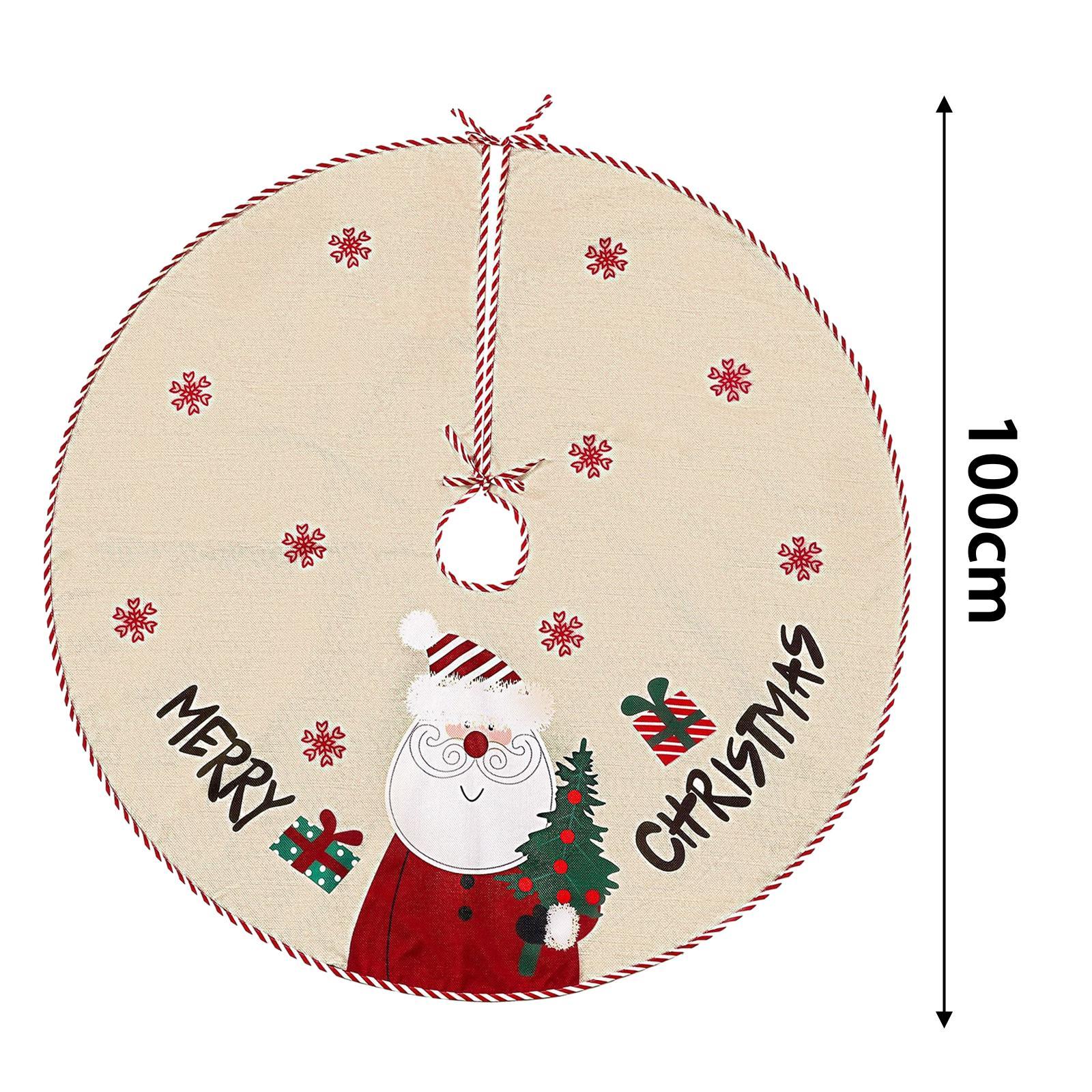 Christmas Tree Skirt Christmas Tree Apron for Valentine's Day Party New Year