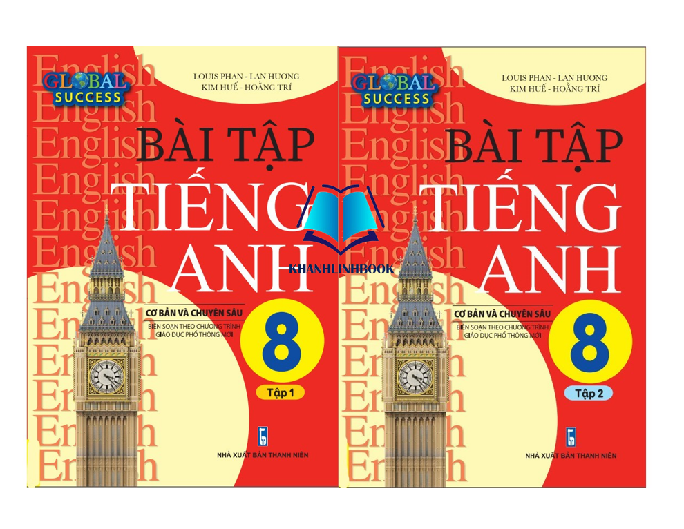 Sách - Combo 2 cuốn Bài Tập Tiếng Anh 8 Cơ Bản Và Chuyên Sâu