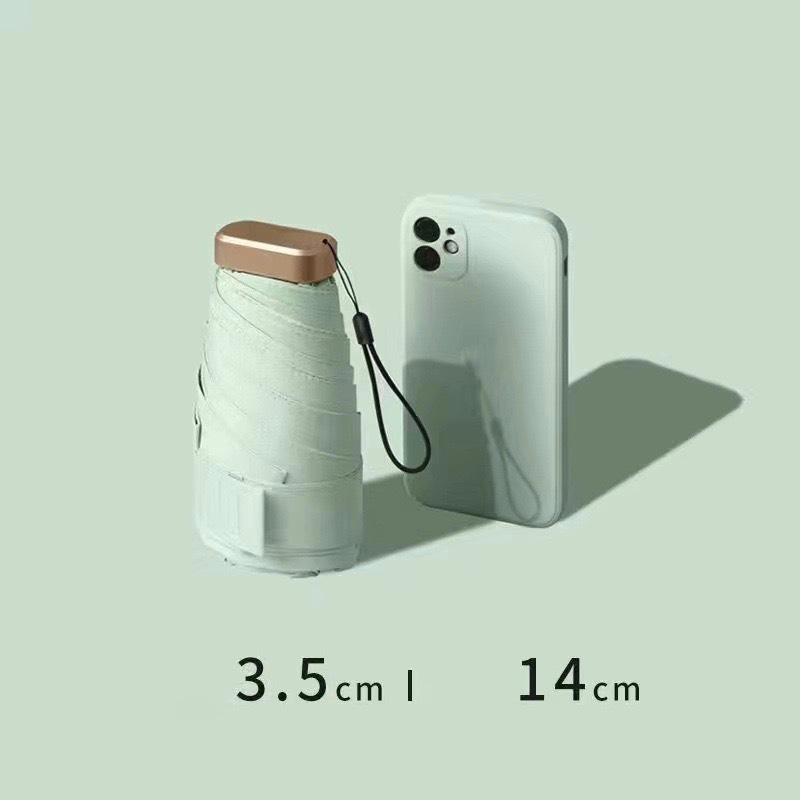 Ô Dù Bỏ Túi Gấp Gọn Siêu Nhẹ Siêu Mini