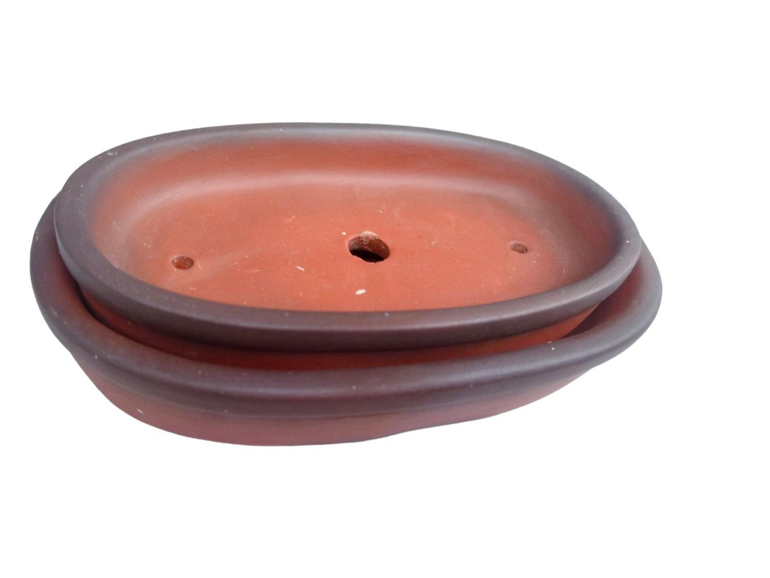 Chậu Bầu Dục Gốm Nung Trồng Cây Bonsai - Sản Phẩm Chất Lượng Cao Cho Vườn Nhà Và Nội Thất Tạo Điểm Nhấn Tự Nhiên