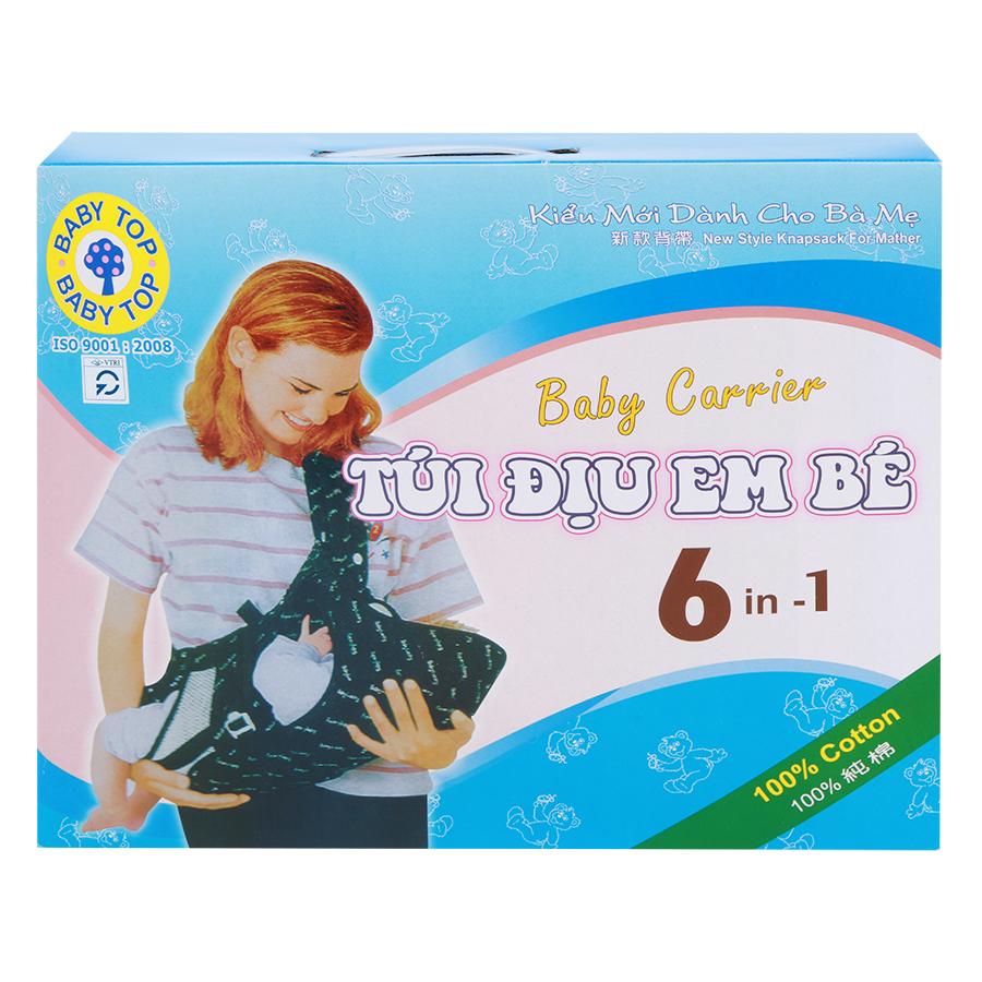 Túi Địu Em Bé 6 In 1 Babytop