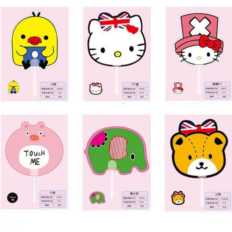 Quạt nhựa cầm tay kute Duashop