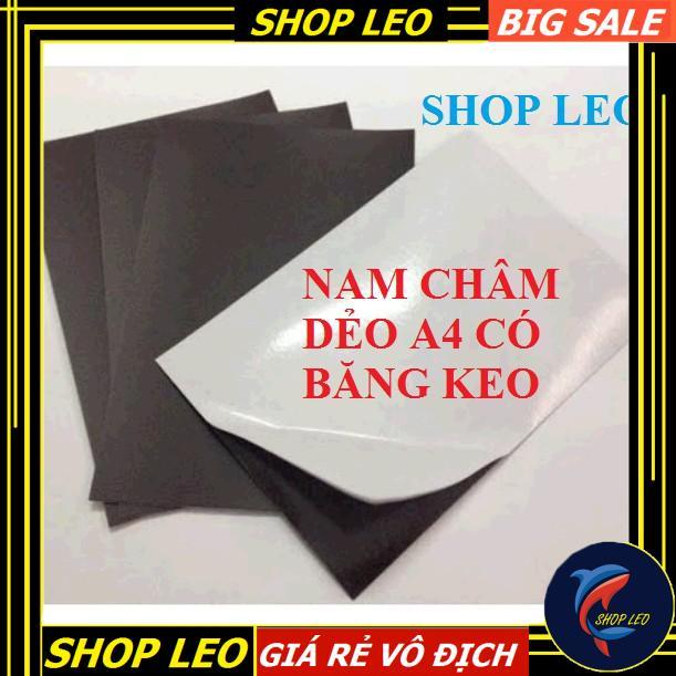 NAM CHÂM DẺO A4 CÓ BĂNG KEO - NAM CHÂM DẺO