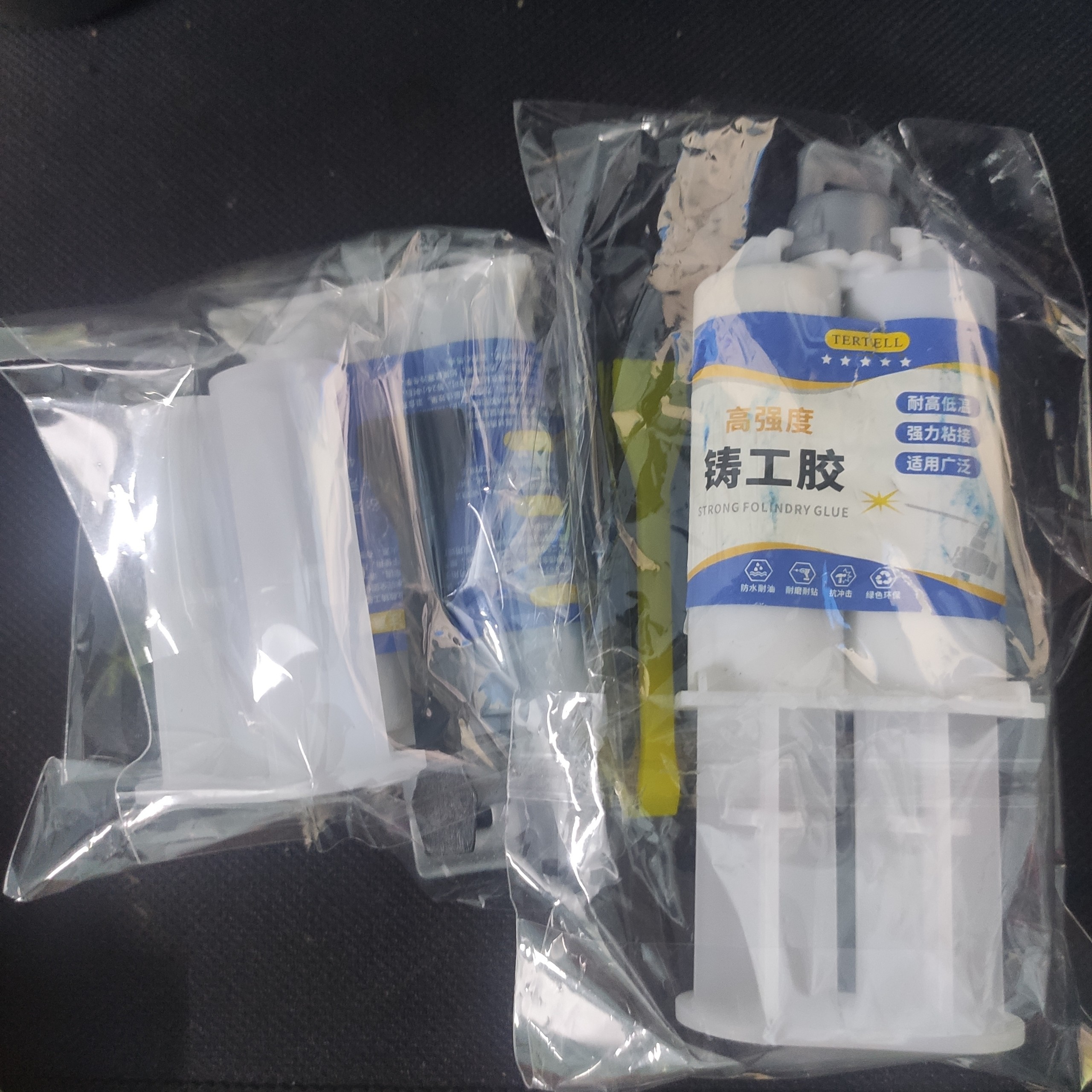 Keo AB dán sắt chịu nhiệt 100Gr siêu dính vá các vết nứt hoặc thủng kim loại