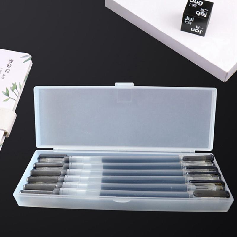 Set 10 bút bi nước ngòi 0.5mm màu đen dành cho học sinh