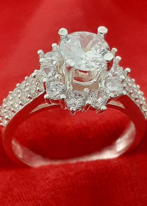Nhẫn nữ Bạc Quang Thản, nhẫn bạc nữ ổ kết gắn đá kim cương nhân tạo 6 ly chất liệu bạc thật không xi mạ  , phong cách trẻ trung thích hợp đeo tại các buối dạ tiệc, sinh nhật, làm quà tặng – QTNU29