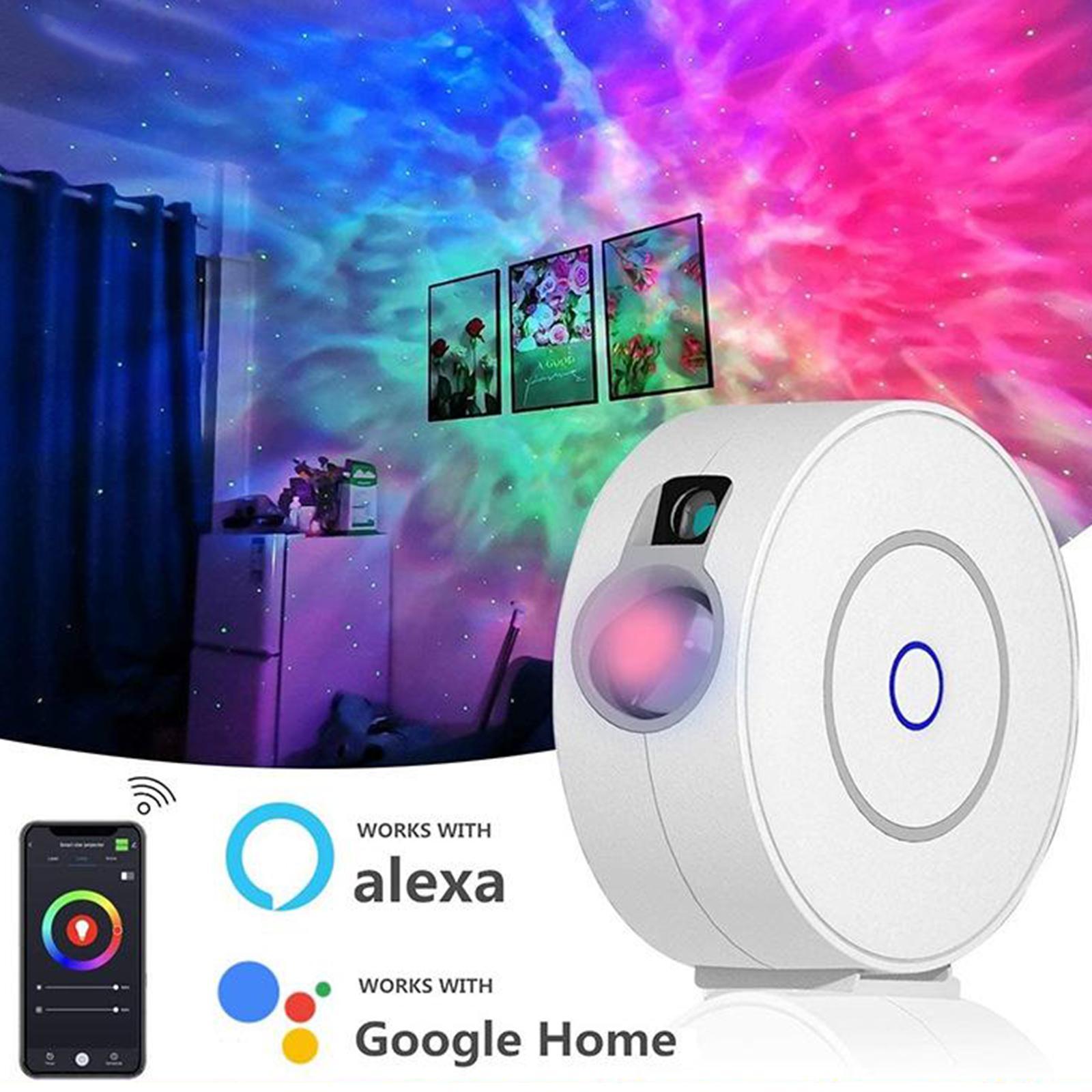 LED Galaxy Starry Night Light Projector Ocean Star Sky Party Remote Lamp
