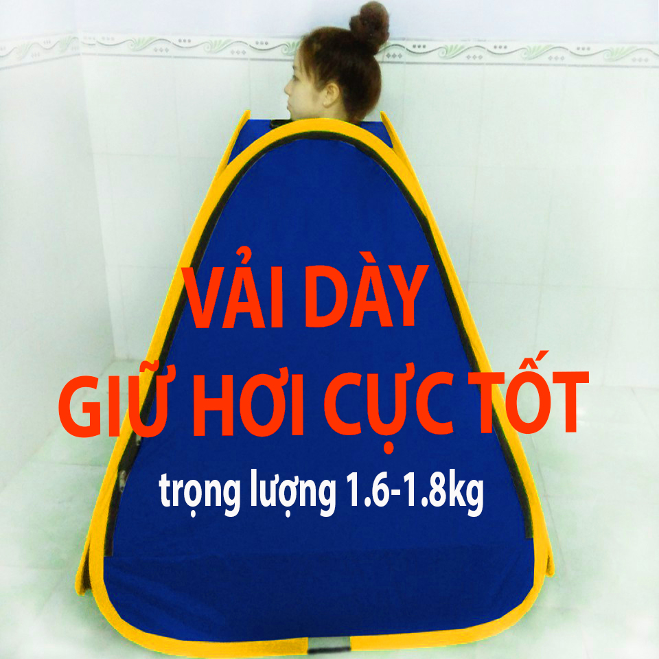 Lều xông hơi CHUI ĐẦU VẢI DÀY tự bung cao cấp(giao màu ngẫu nhiên)