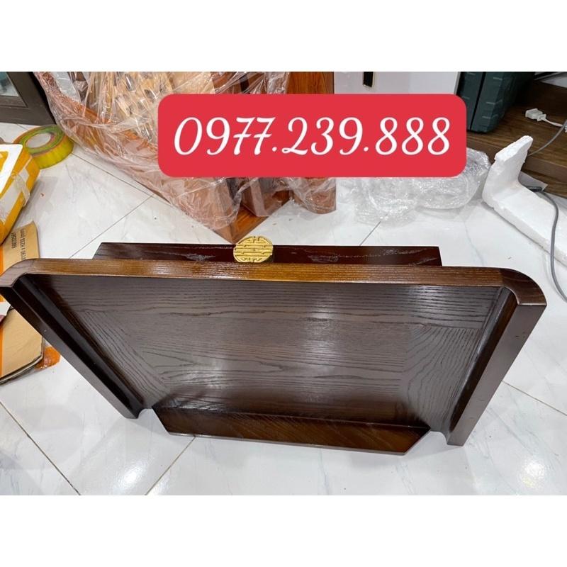 bàn thờ ngăn kéo gỗ sồi 107cm ngăn kéo