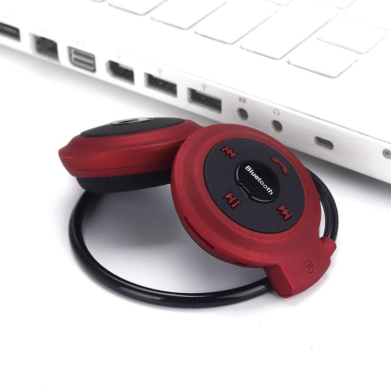 ️ Tai nghe bluetooth,Tai nghe Bluetooth không dây mini 503TF (2 tai tròn, vàng)