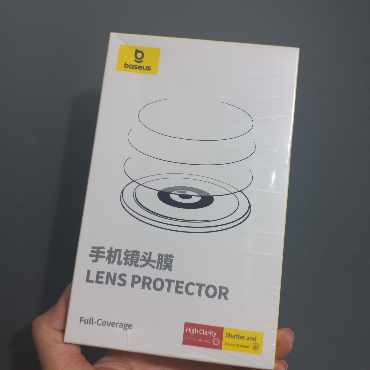 Mắt dán bảo vệ camera cho iP 15 / 15Plus Baseus Lens  Protector _ Hàng chính hãng