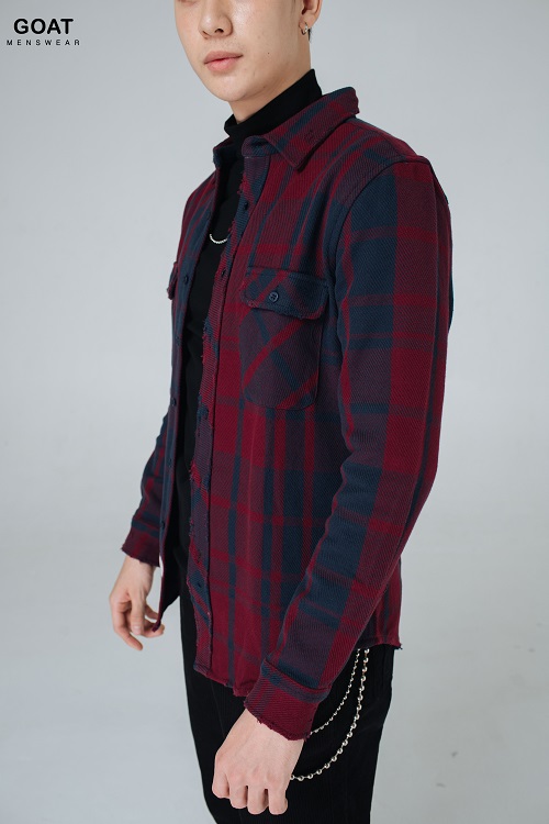 Áo Sơ Mi Nam Form Rộng Phong Cách Hàn Quốc GOAT MENSWEAR