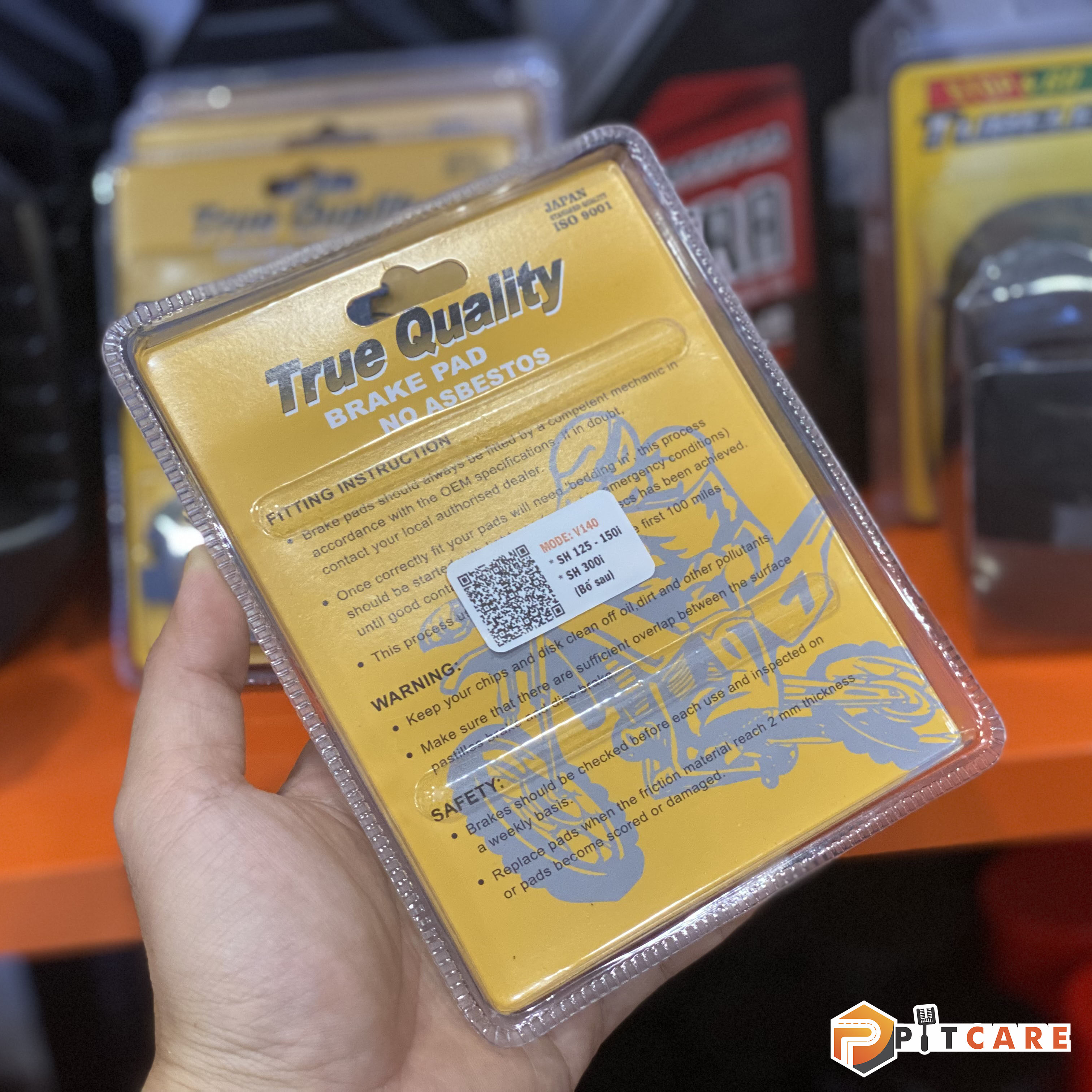 Bố Thắng Sau Cho Xe Sh125 Sh150i Sh300i True Quality V140
