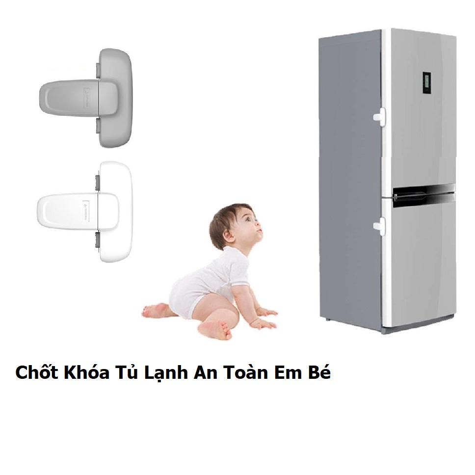 Khóa Nhựa Chốt Cánh Cửa Tủ Lạnh, Chốt Khóa Giữ An Toàn, Chắc Chắn Bảo Vệ Cho Em Bé, An Tâm Tiện Dụng Cho Mẹ, Kingler 3105