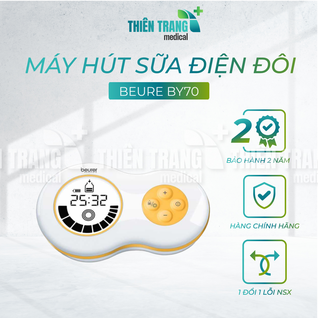 Máy hút sữa điện đôi BY70 Thiên Trang Medical