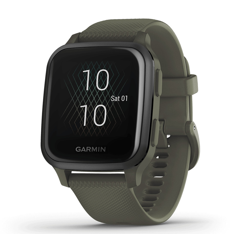 Đồng Hồ Thông Minh Theo Dõi Vận Động Theo Dõi Sức Khỏe Garmin Venu SQ / Venu SQ Music Màn Hình AMOLED - Hàng Chính Hãng