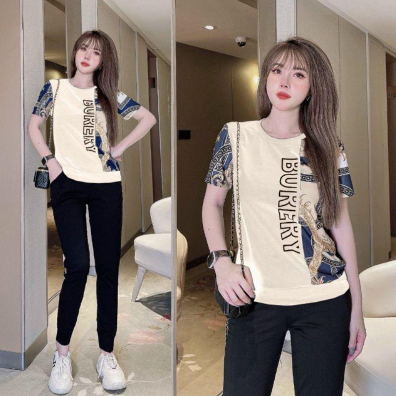 Bộ đồ nữ in họa tiết BBR sang trọng