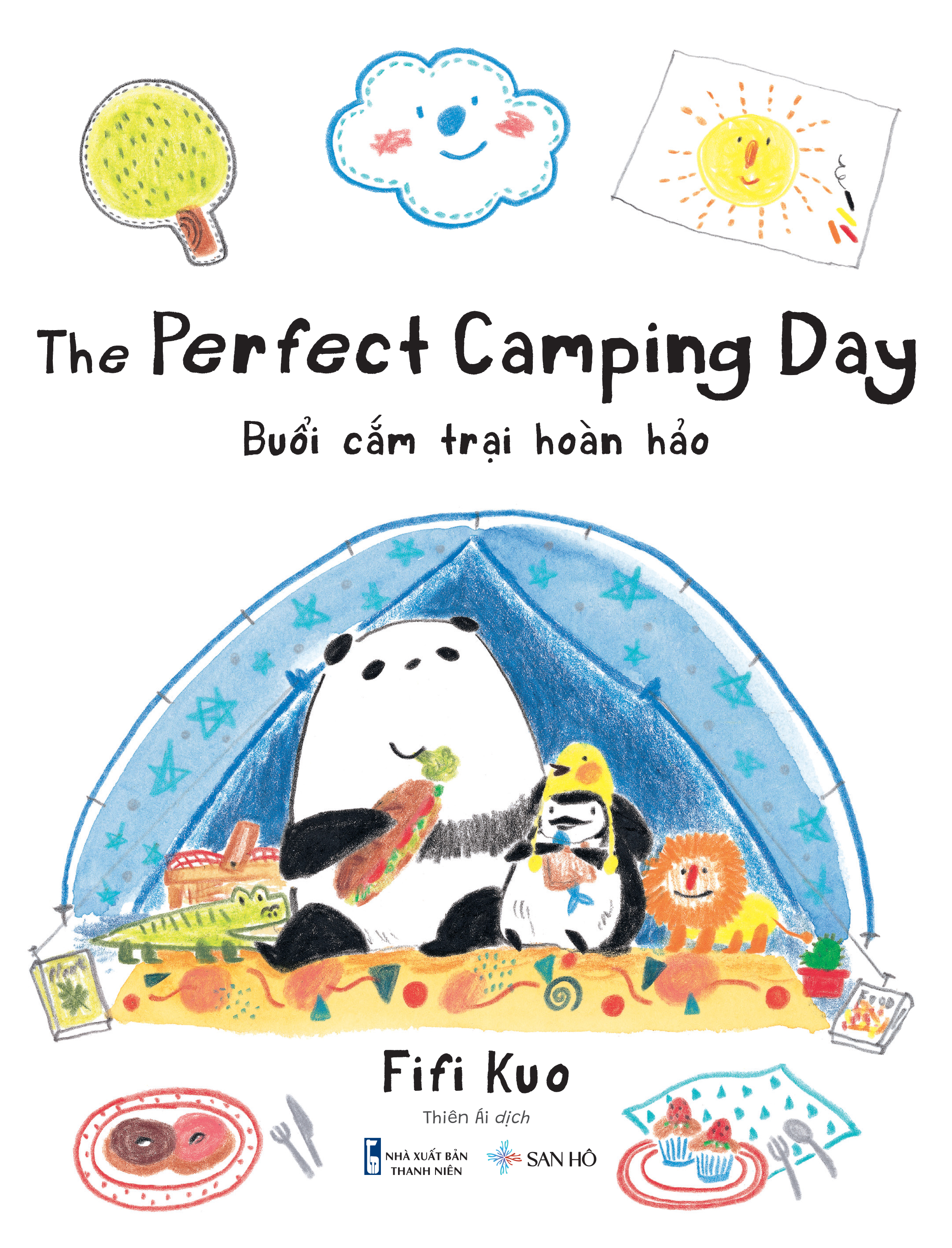 Sách Thiếu Nhi Song Ngữ | Buổi Cắm Trại Hoàn Hảo - The Perfect Camping Day | Sách Song Ngữ Cho Bé | Sanhobooks.