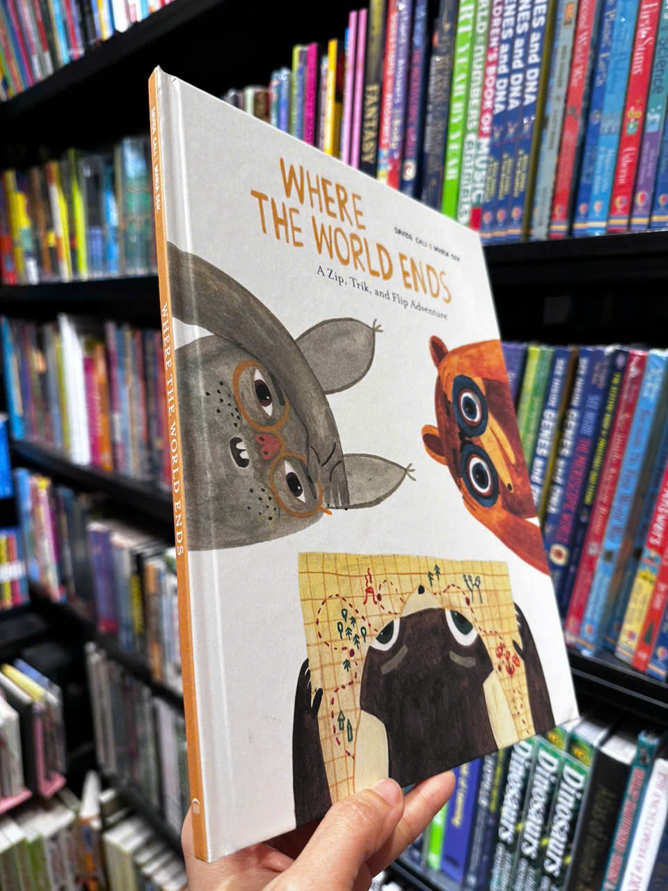 Sách - Where The World Ends by Davide Cali - Sách ngoại văn, sách thiếu nhi tiếng Anh, bìa cứng, nhập khẩu UK