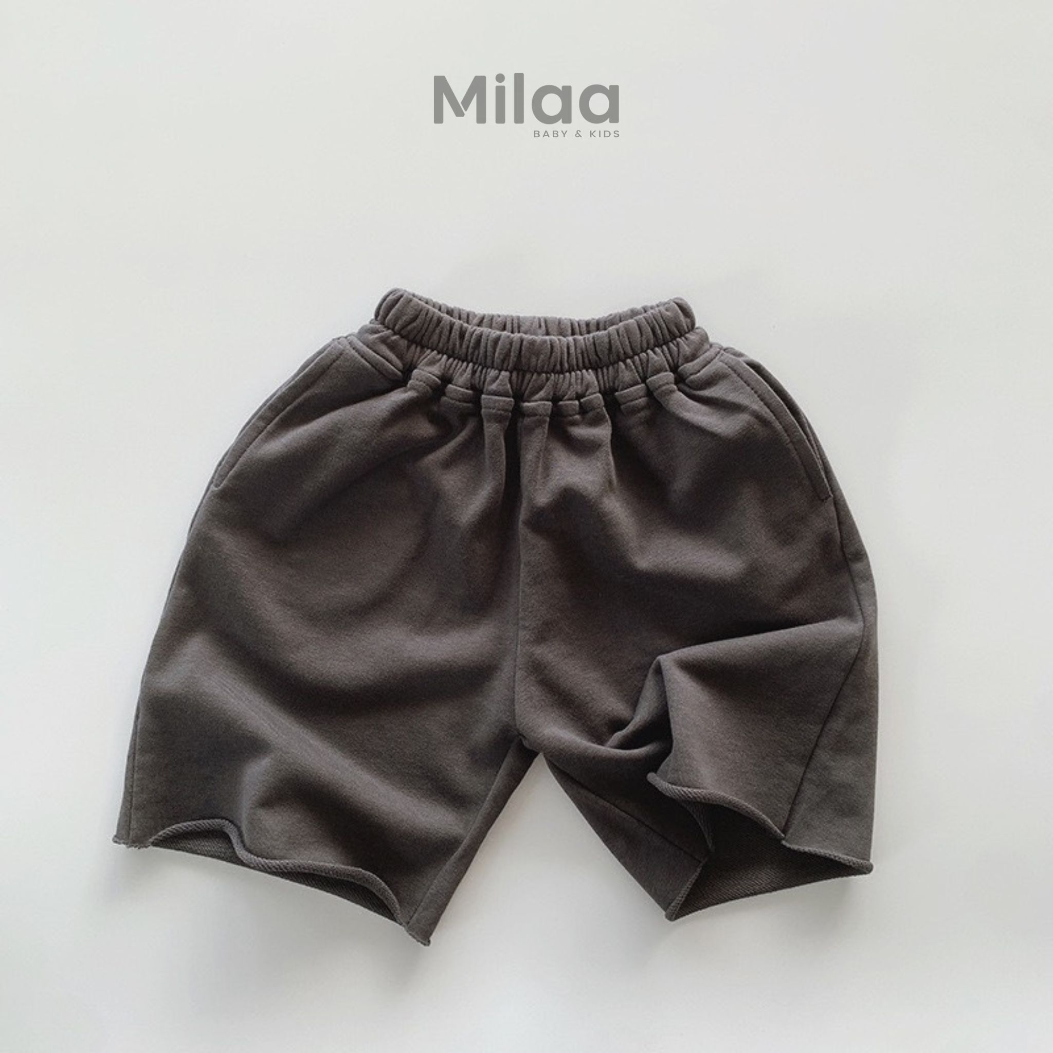 Quần Short Chất Cotton Mềm Mịn Thoáng Mát 4 Màu Cho Bé MiLaa Kids QL0201