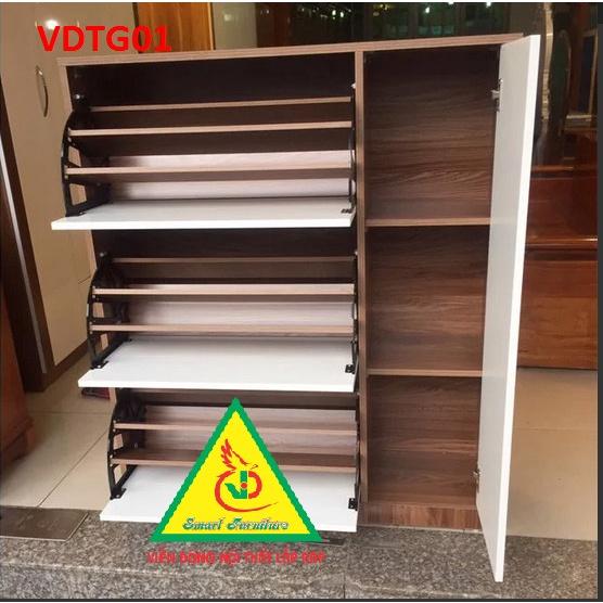 Tủ Giày Hiện Đại Nhiều Ngăn Để Giày, Tiết Kiệm Diện Tích VDTG01 - Nội thất lắp ráp Viendong Adv