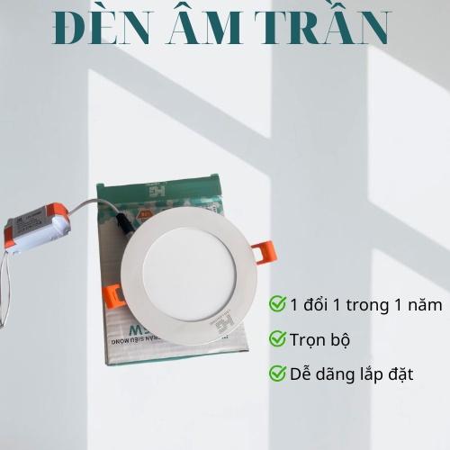 Đèn Led âm trần HG 6w 9w ánh sáng trắng, vàng #âmtrần