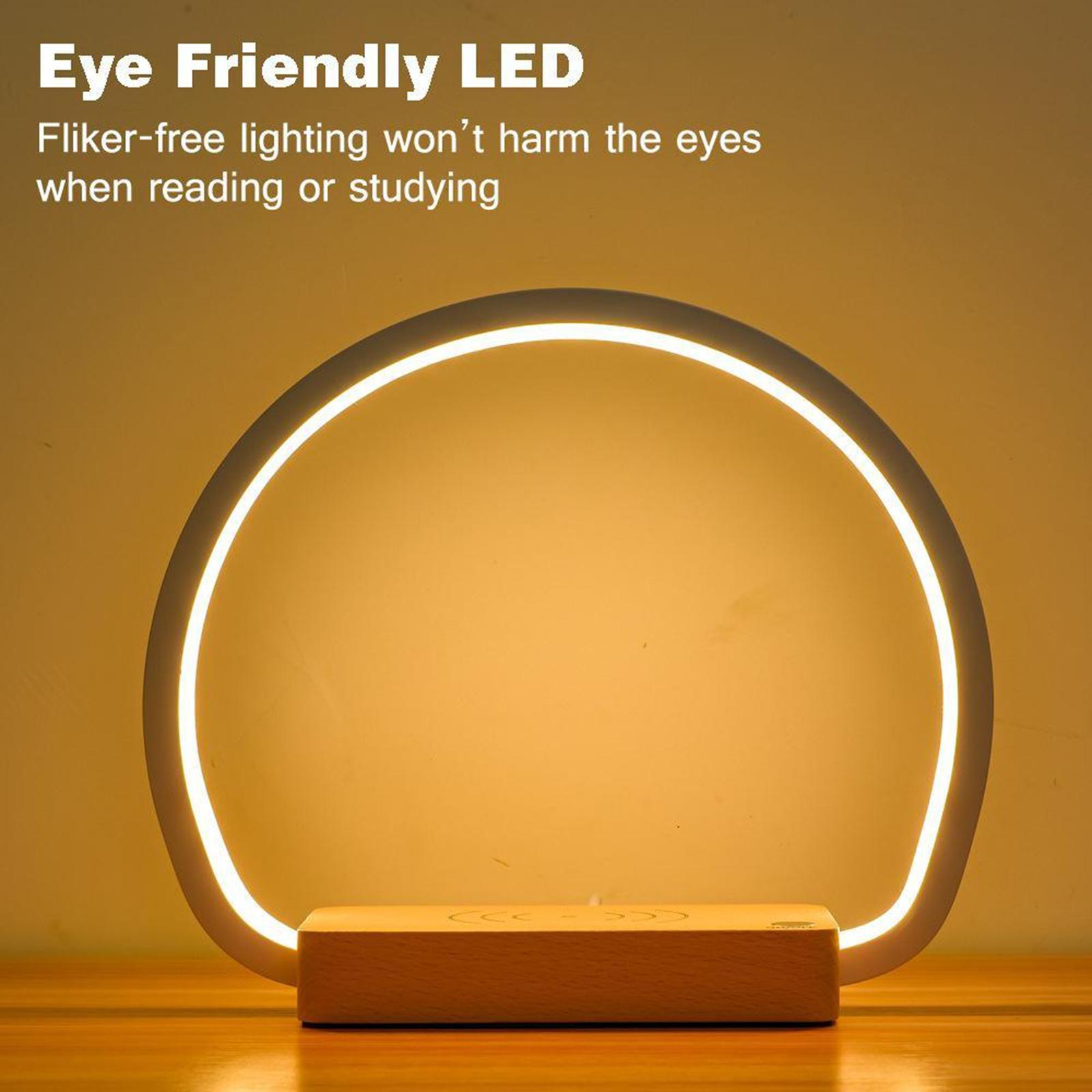 LED Bedside Lamp with  Charger Charging Dock Night Light for   XR X