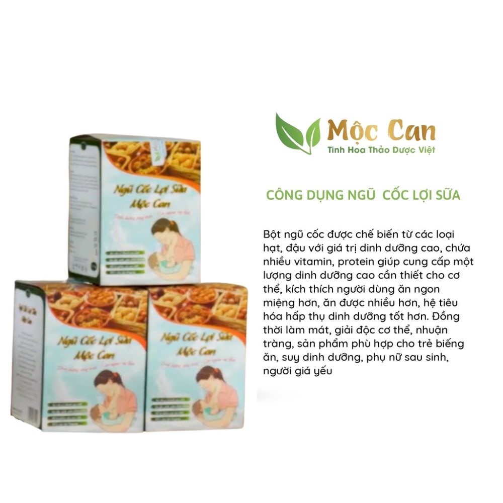 Ngũ Cốc Lợi Sữa Mộc Can - Ngũ Cốc Bà Bầu Tốt Sữa 500gam Kích sữa, lợi sữa cho mẹ và bé