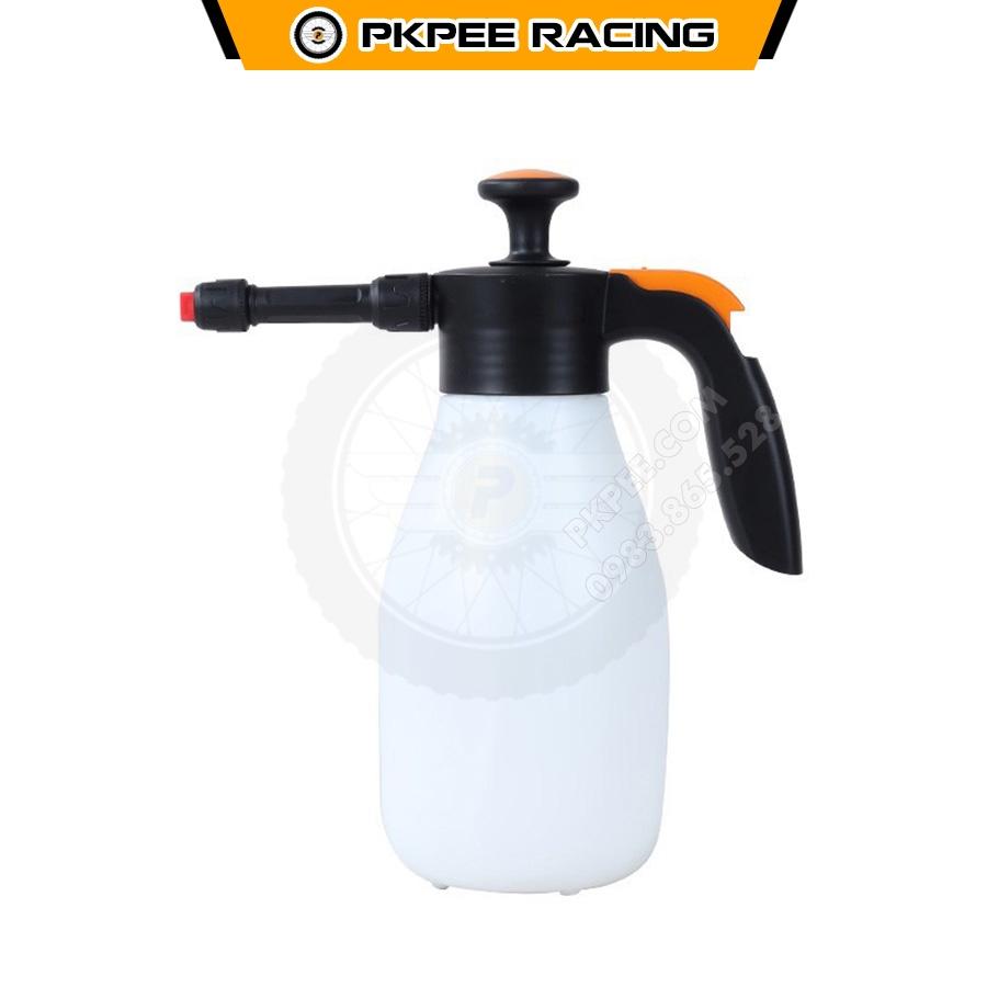 Bình Xịt Tạo Bọt Tuyết Có Van Hơi Rửa Ô Tô, Xe Máy Cầm Tay Tiện Dụng 1.5L - PKPEE