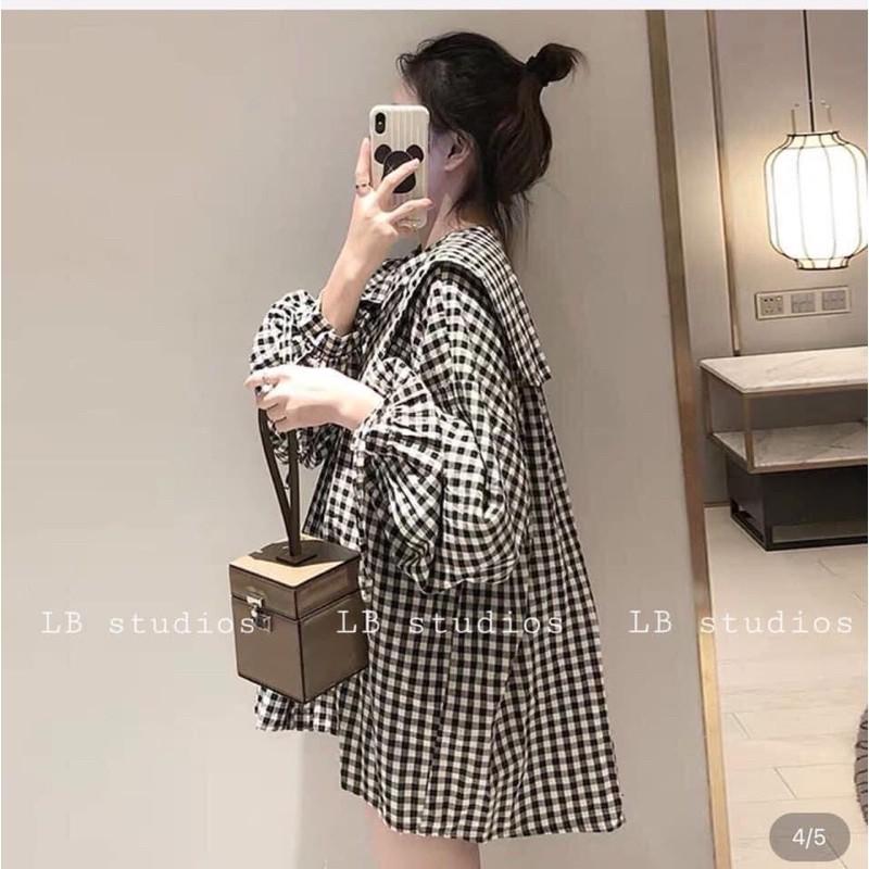 ÁO SƠMI CỔ NHỌN TAY RÚT