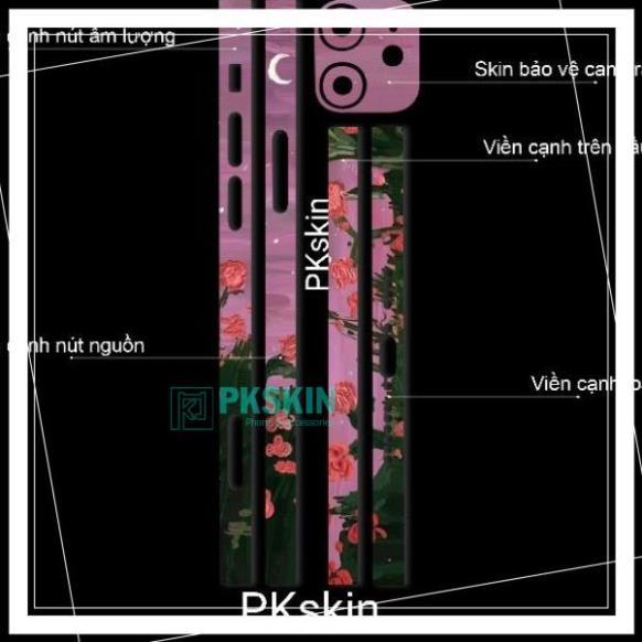 Miếng dán skin viền in hình cho iPhone 12, 12 pro, 12 pro max, 12 mini theo yêu cầu