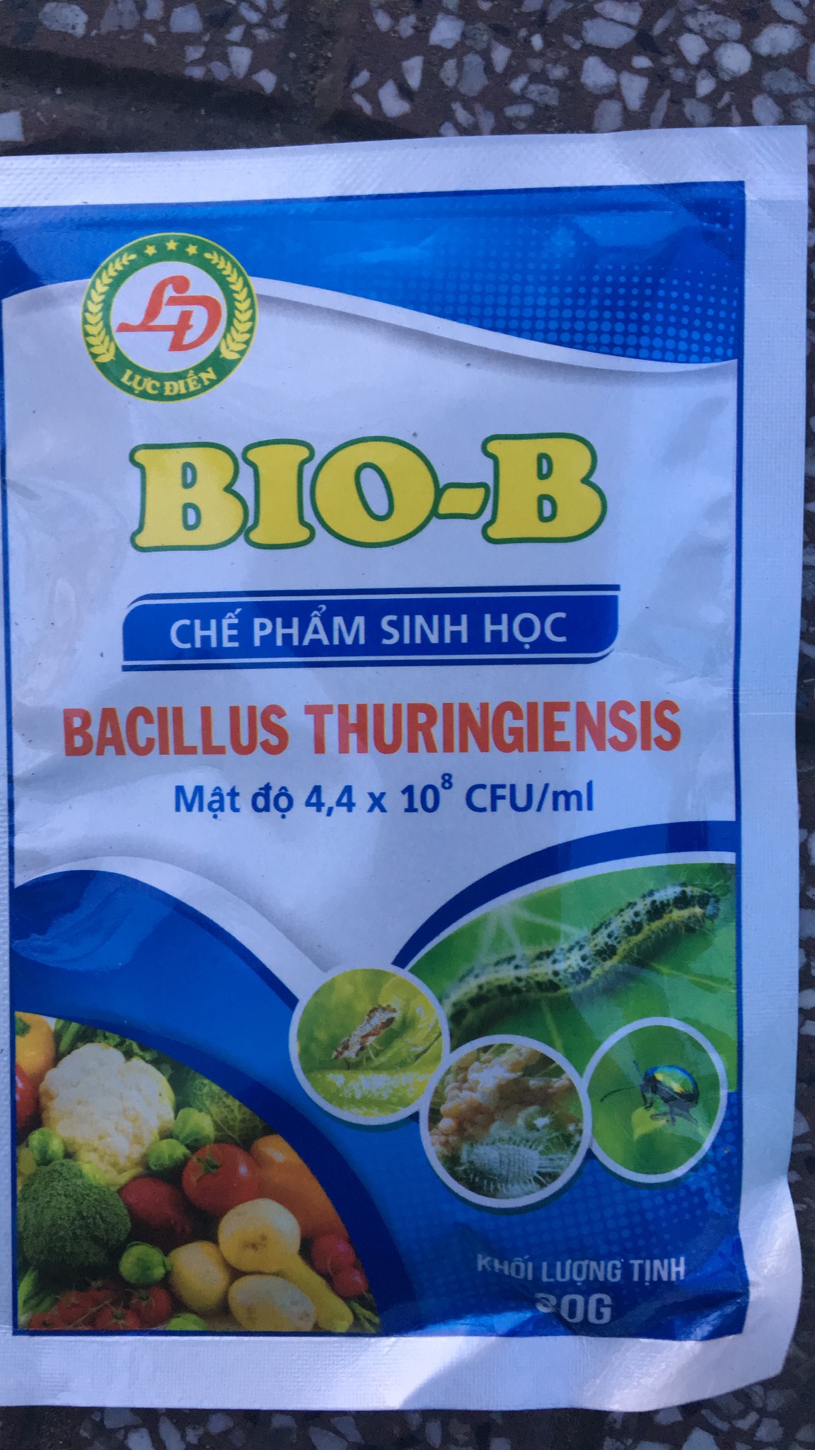 Chế Phẩm diệt Sâu Sinh Học Bio B gói 30 gram