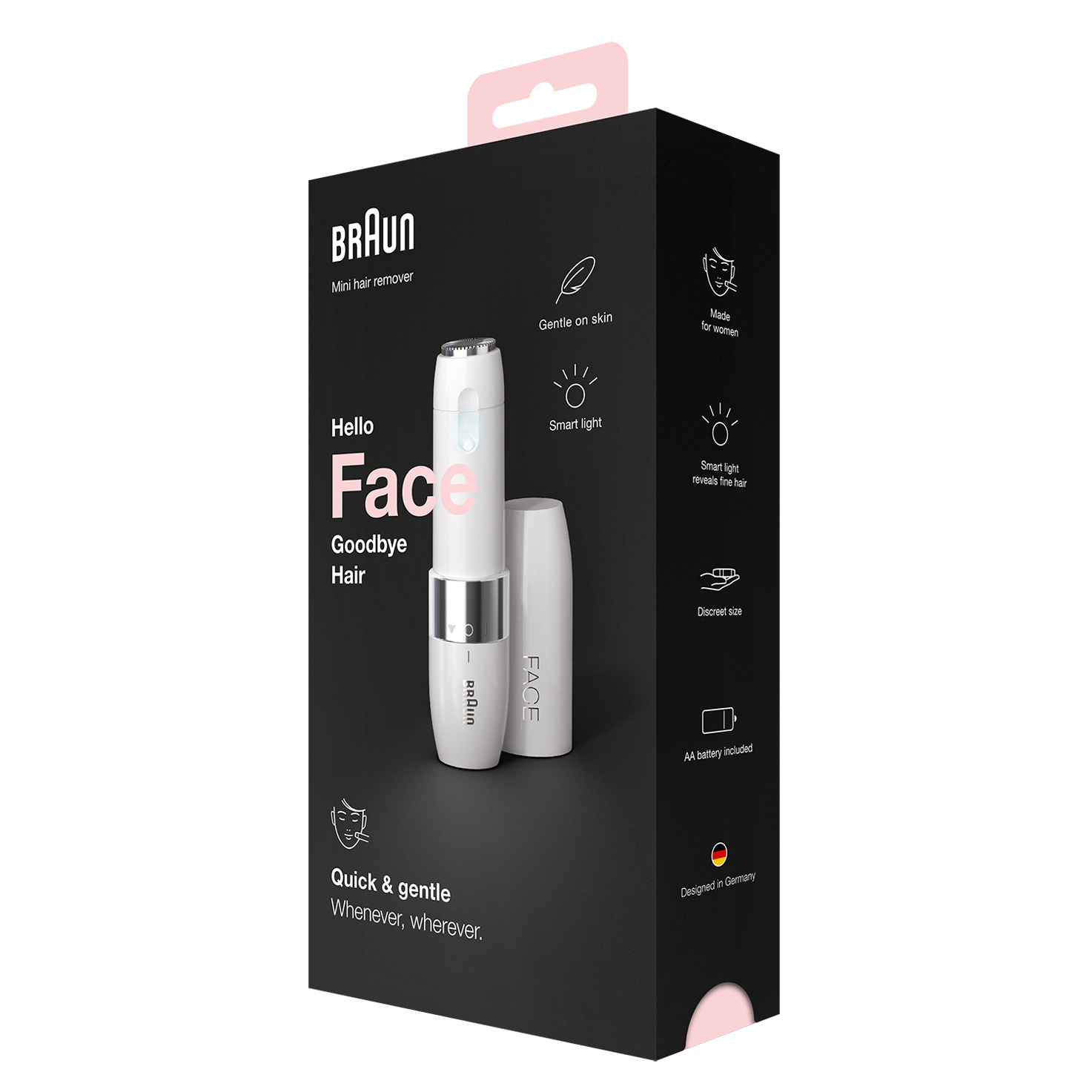 Máy tẩy lông mặt mini Braun Face Mini Hair Remover FS1000