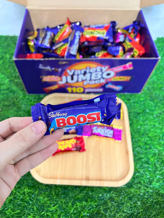 Hình ảnh Socola thanh Cadbury Variety Jumbo tổng hợp 6 vị Úc - Giúp bổ sung dinh dưỡng, khoáng chất và năng lượng - QuaTangMe Extaste