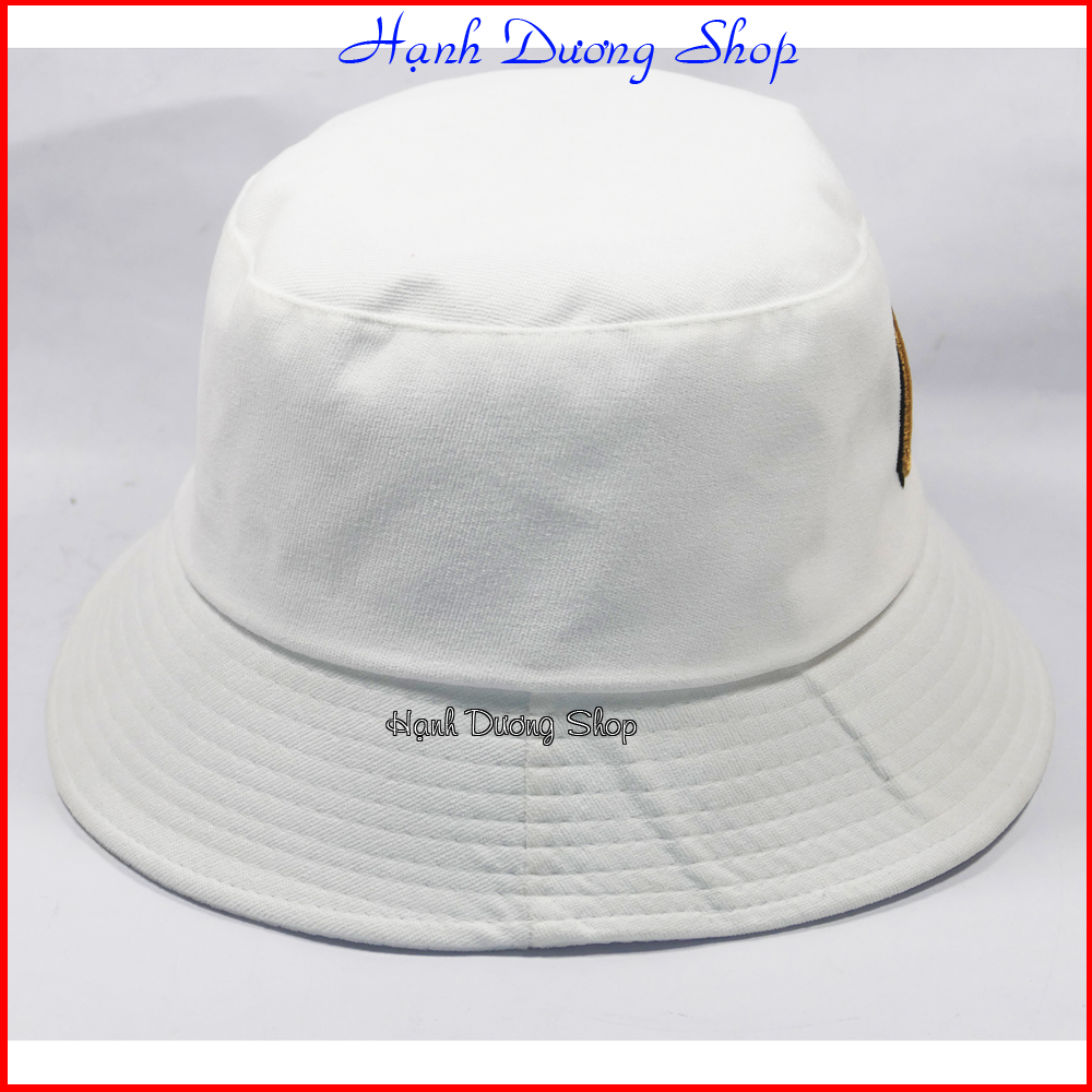 Mũ bucket vành cụp nhung chữ C thời trang, chất liệu vải nhung mịn, thoải mái - Hạnh Dương