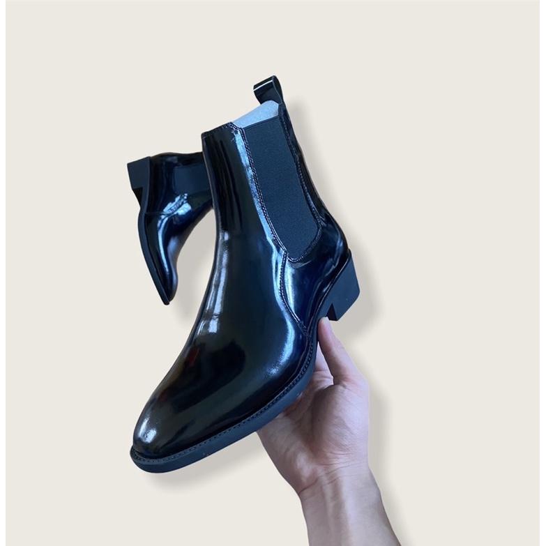 4cm Heels Chelsea Boots da bóng