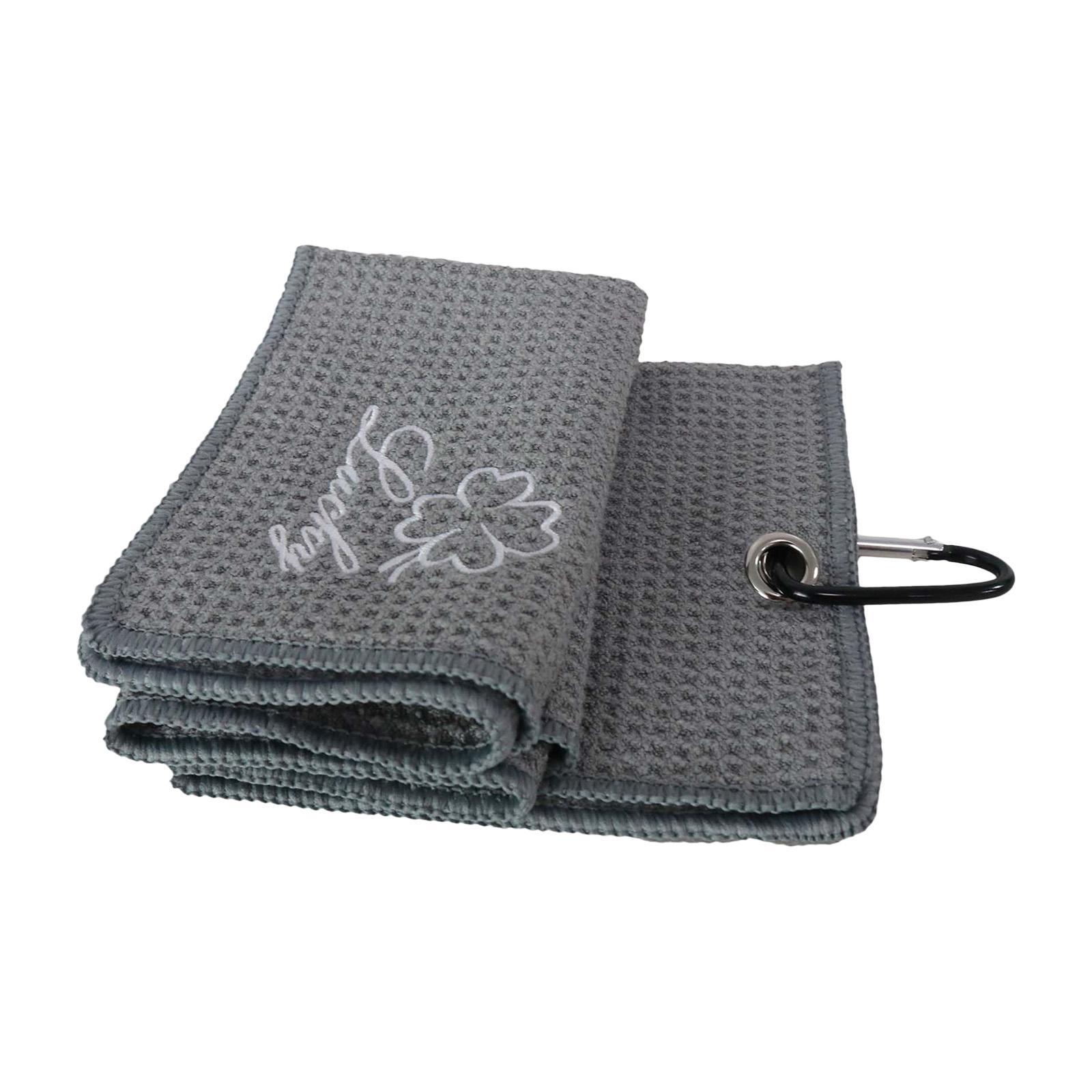 Golf Towel for Golf Bags Golf Club Cleaning Towel for  Outdoor Sports