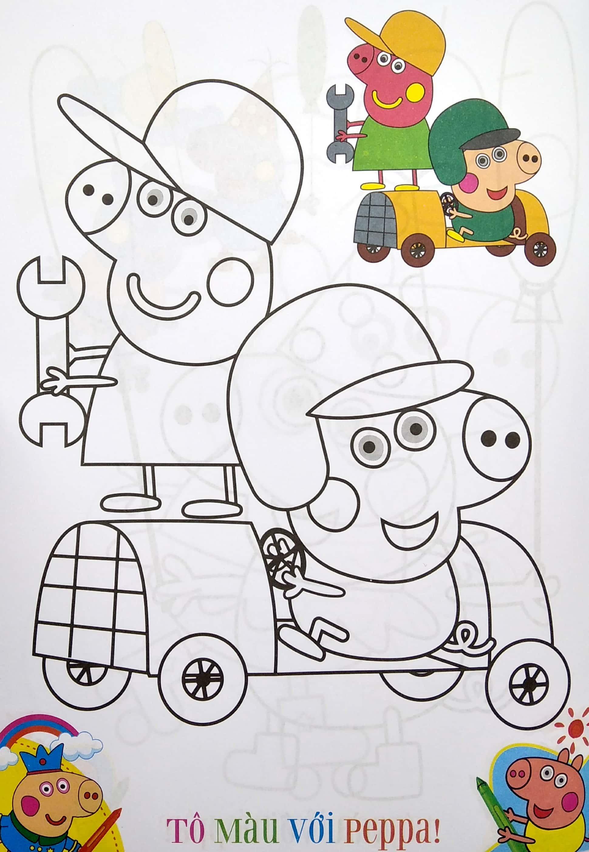 Sách - Tô Màu Peppa Pig - Tập 4 (Tái Bản 2024)