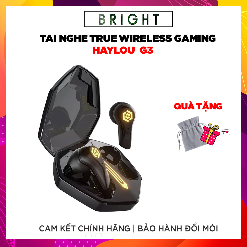 Tai Nghe True Wireless GAMING HAYLOU G3 Bluetooth V5.1 - Hàng Chính Hãng