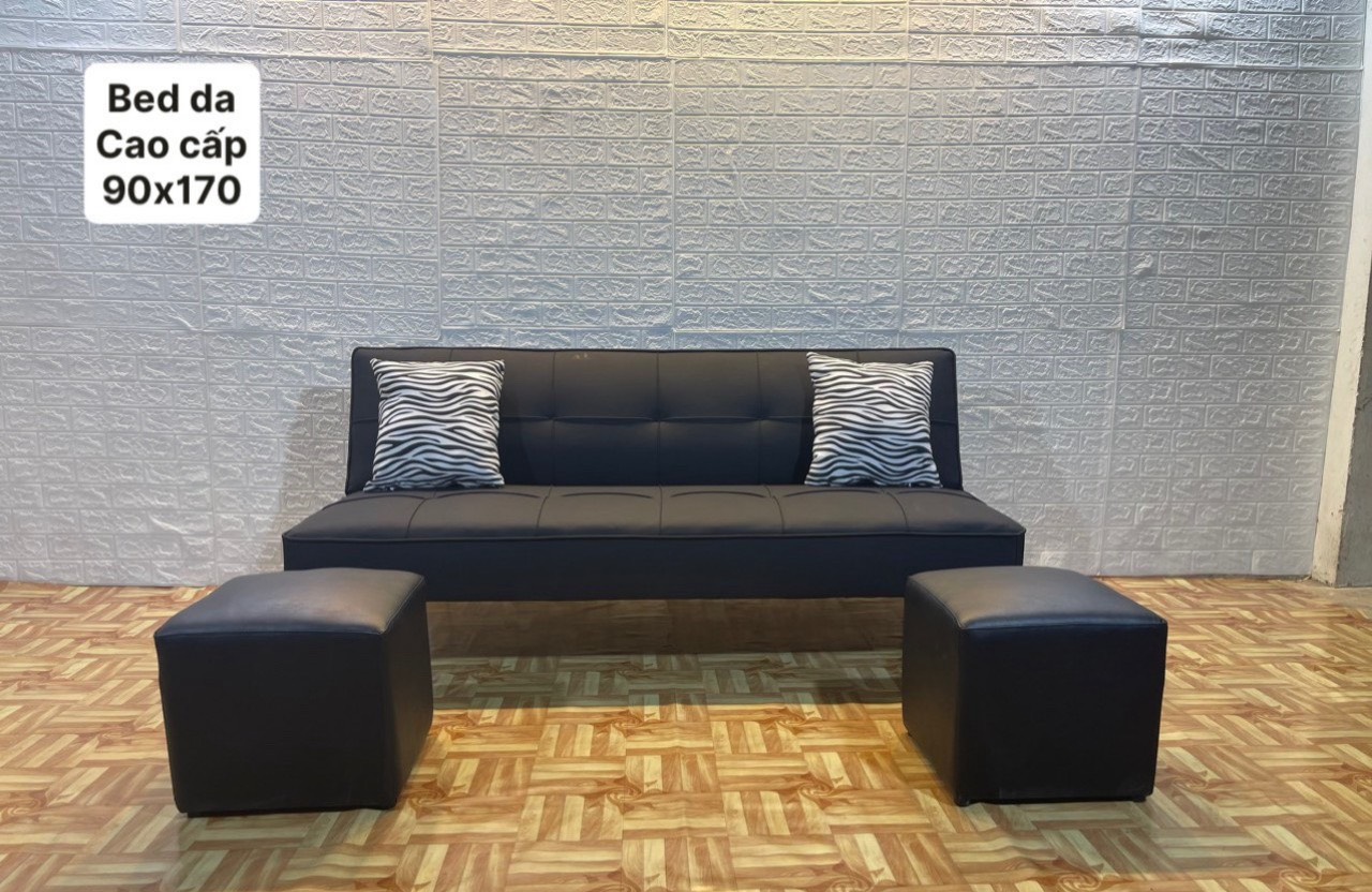 Bộ sofa bed không tay 1m7 tiện lợi Tundo chung cư, căn hộ giá rẻ