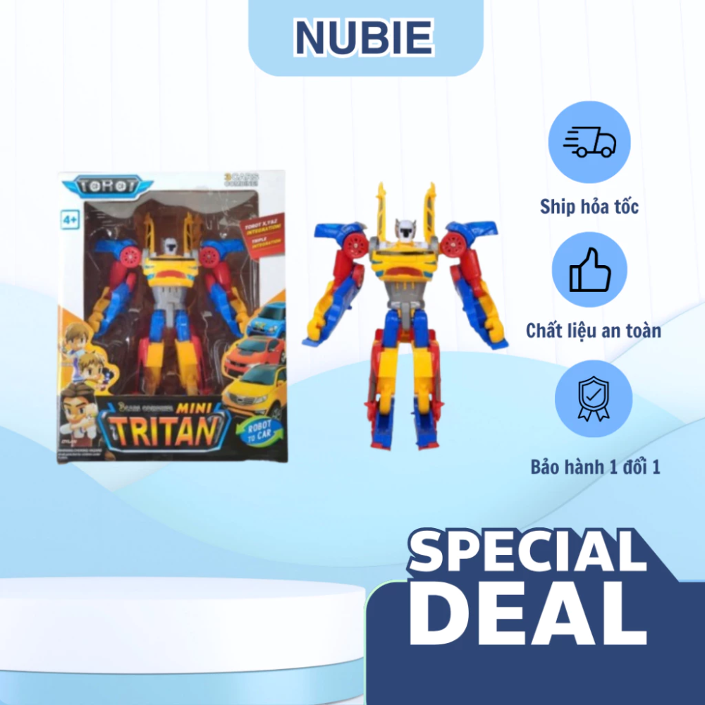 Đồ Chơi Robot Lắp Ráp Thành Xe Ôtô Mini 3in1-Đồ Chơi Cho Bé Trai