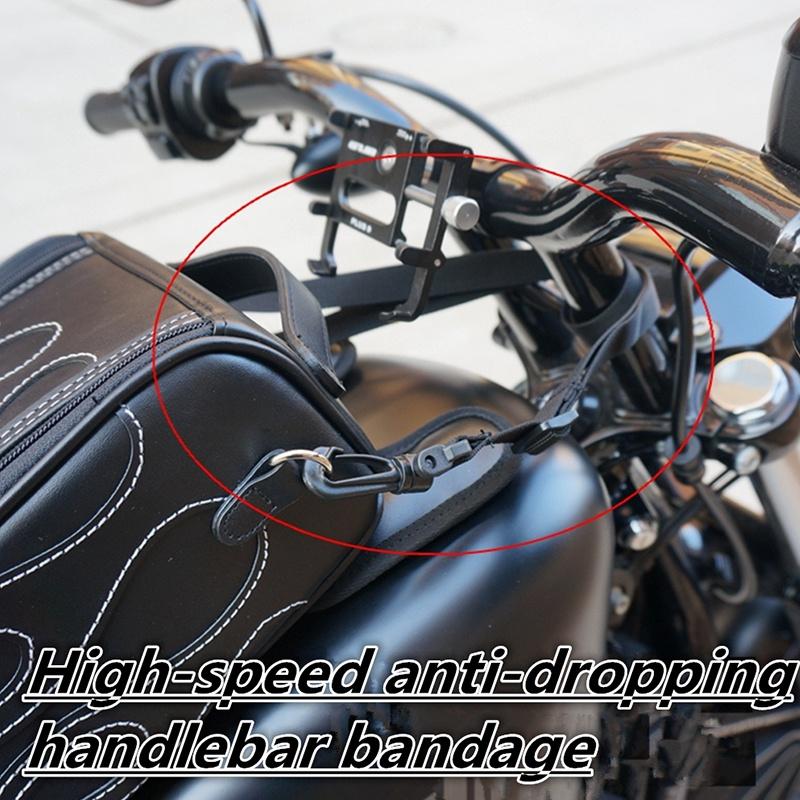 Túi đựng bình nhiên liệu bằng da PU chống thấm nước phong cách retro cho xe mô tô Harley Honda BMW CM500 Yamaha Suzuki