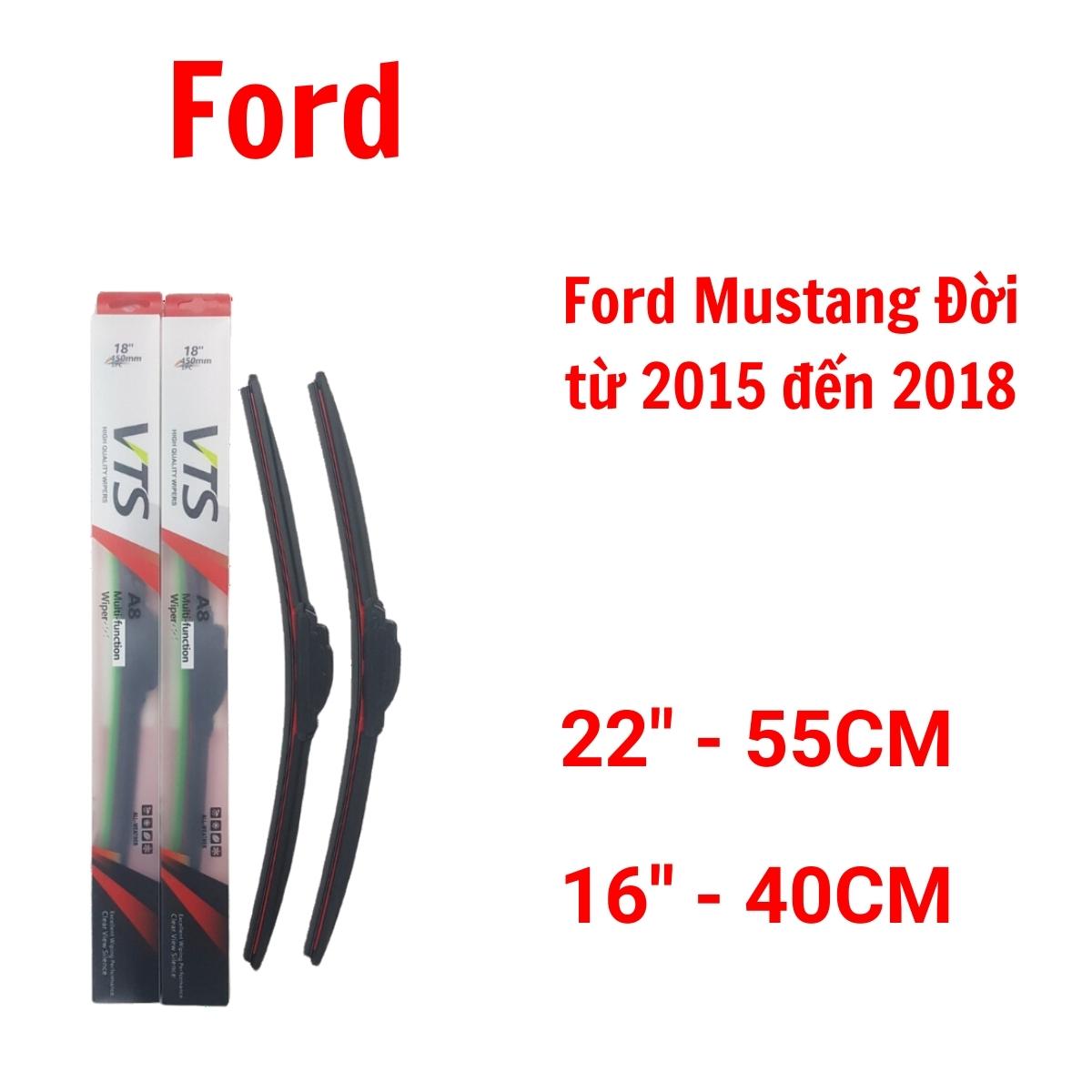 Gạt Mưa Silicone VTS Nano A8 – Cần gạt mưa xe Ford FIESTA, FOCUS - VÀ CÁC XE KHÁC CỦA HÃNG FORD - Hàng nhập khẩu