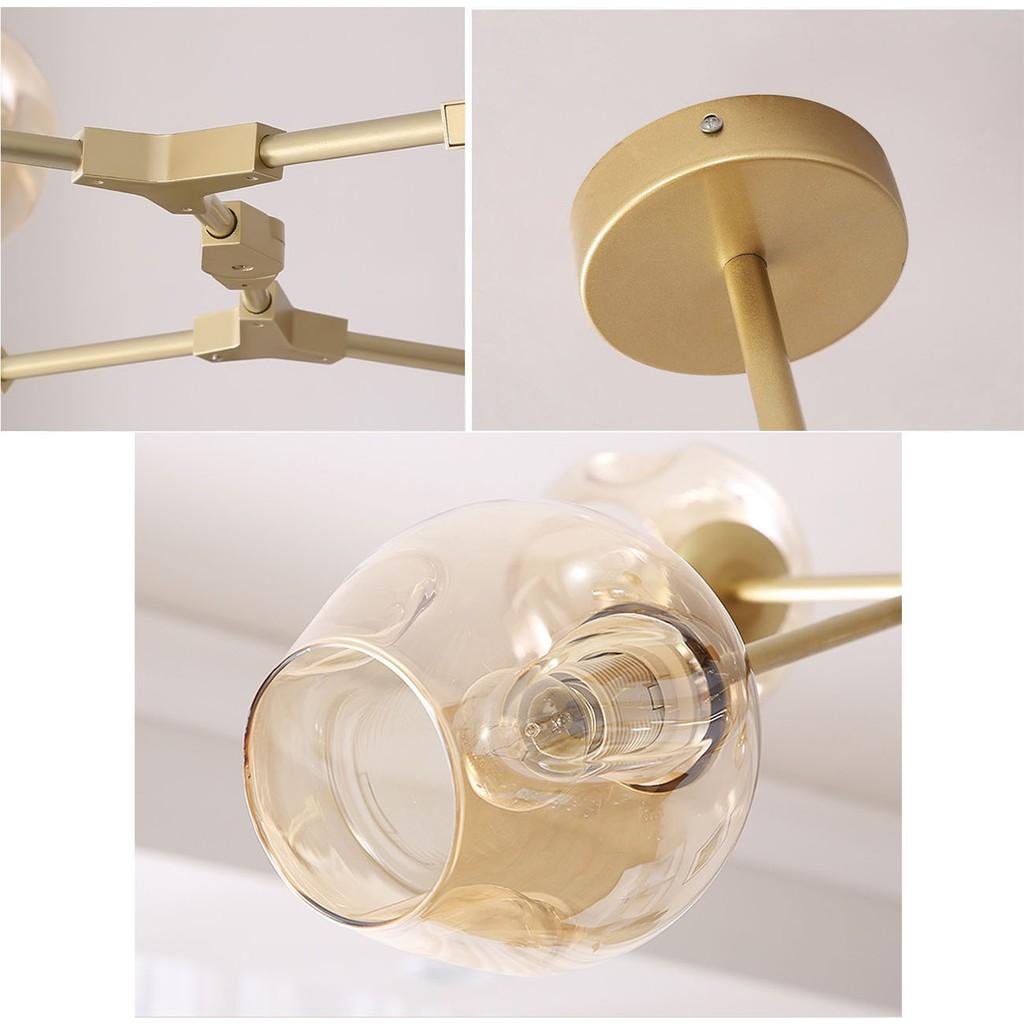 Đèn chùm ALPHA phong cách hiện đại, sang trọng, độc đáo - kèm bóng LED chuyên dụng.