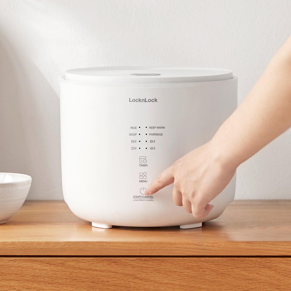 Nồi Cơm Điện Locknlock Donggeurami Rice Cooker EJR334IVY - Hàng chính hãng
