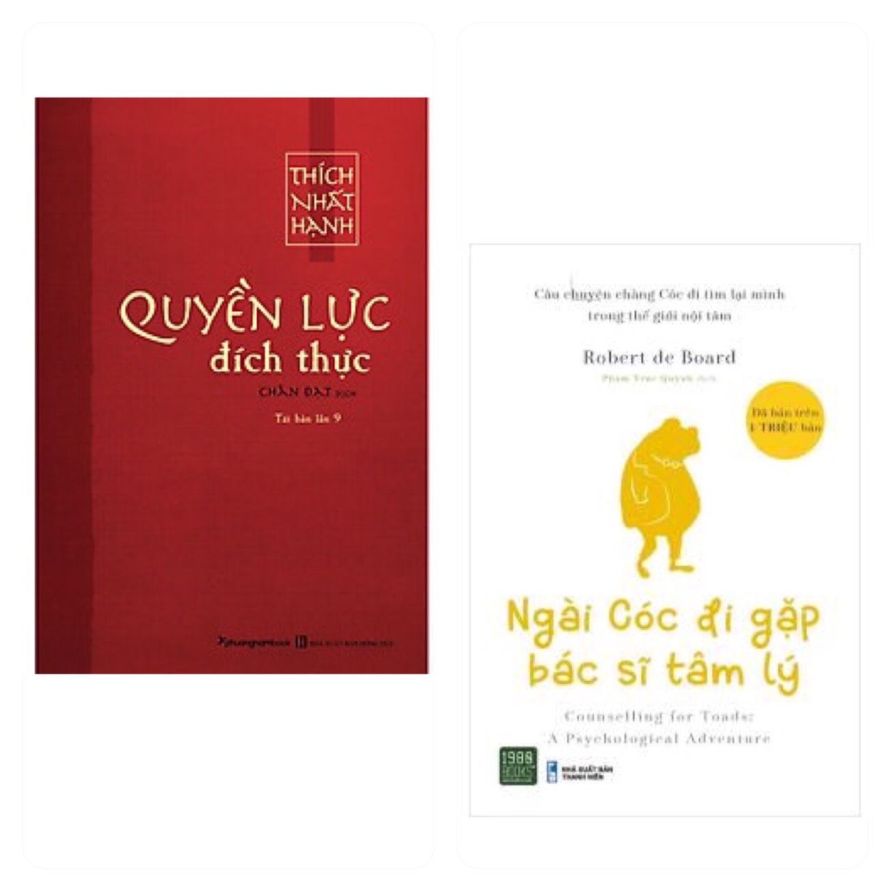 Combo 2 cuốn: Quyền Lực Đích Thực +Ngài Cóc Đi Gặp Bác Sĩ Tâm Lý - Bìa Cứng