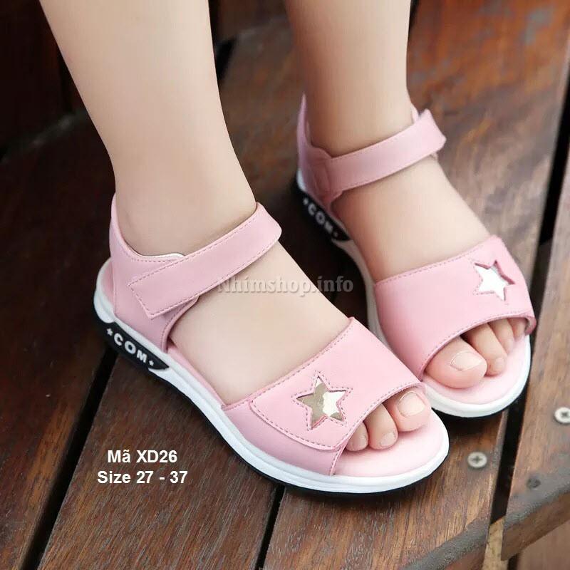 Sandal bé gái - giày dép trẻ em 3 - 12 tuổi XD26